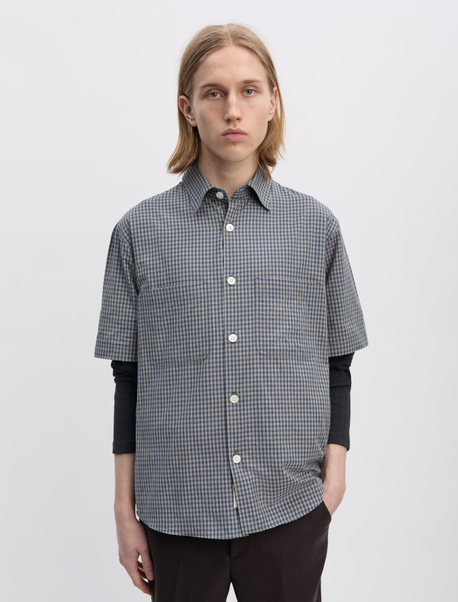 ANOTHER Shirt 4.1 JPN, Blue Check - ANOTHER ASPECT