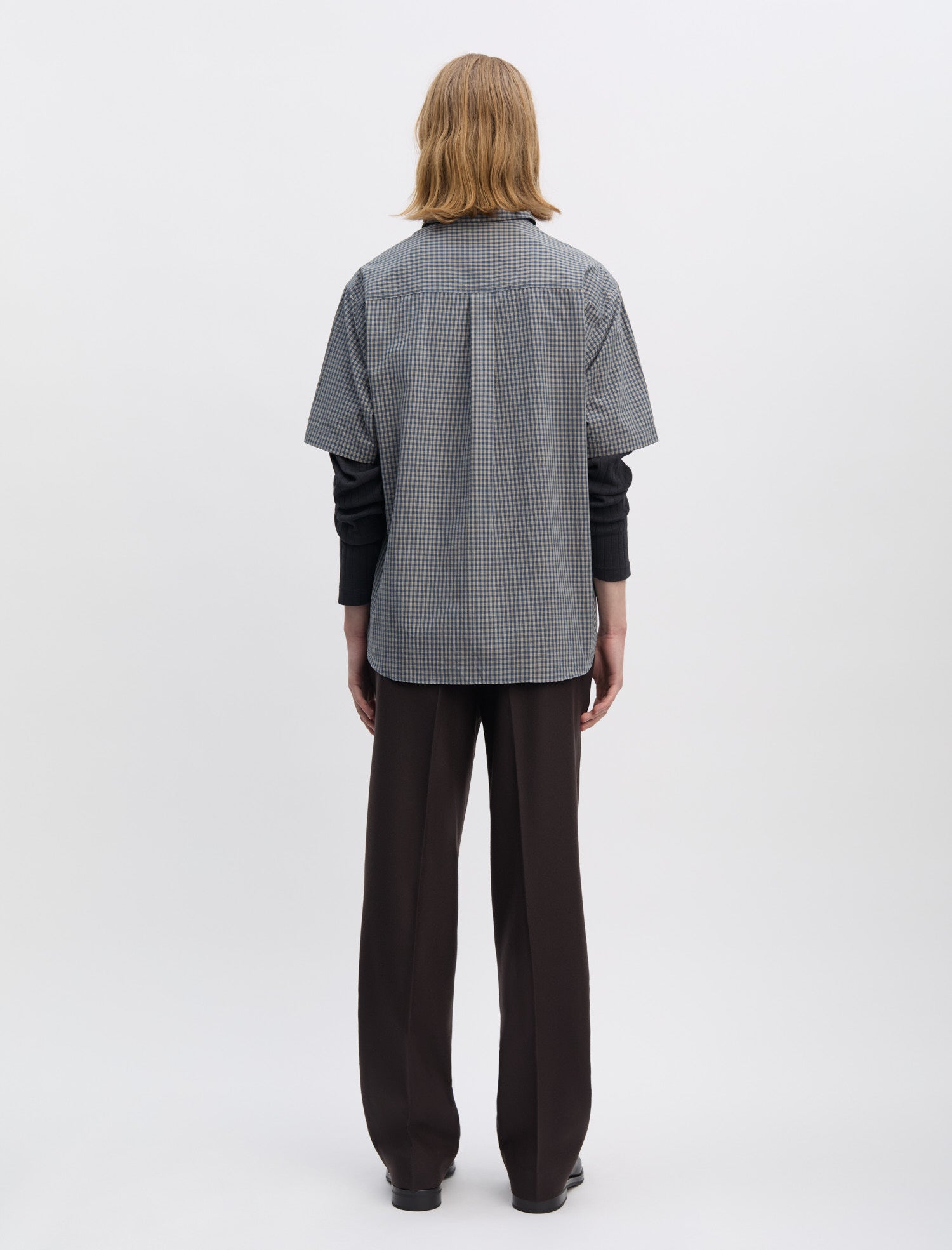ANOTHER Shirt 4.1 JPN, Blue Check - ANOTHER ASPECT ANOTHER Shirt 4.1 JPN, Blue Check - ANOTHER ASPECT
