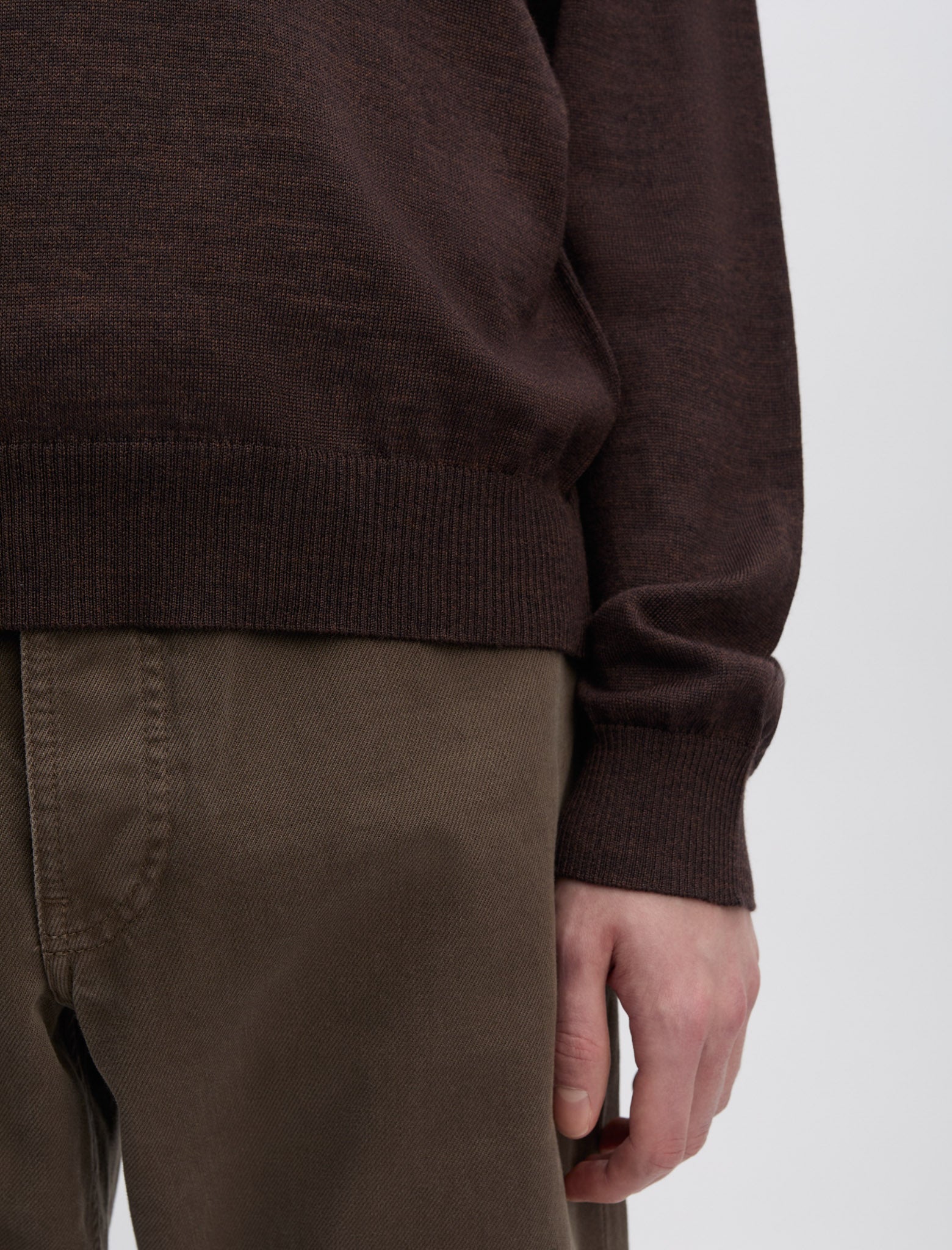 k*k様 ANOTHER Sweater 5.0, Brown Melange ANOTHER Sweater 5.0, Brown Melange - ANOTHER ASPECT