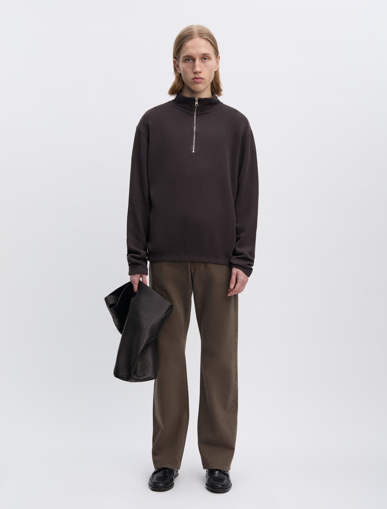【新品未使用】ANOTHER ASPECT 26SS sweater ANOTHER Sweatshirt 2.0, Dark Brown - ANOTHER ASPECT