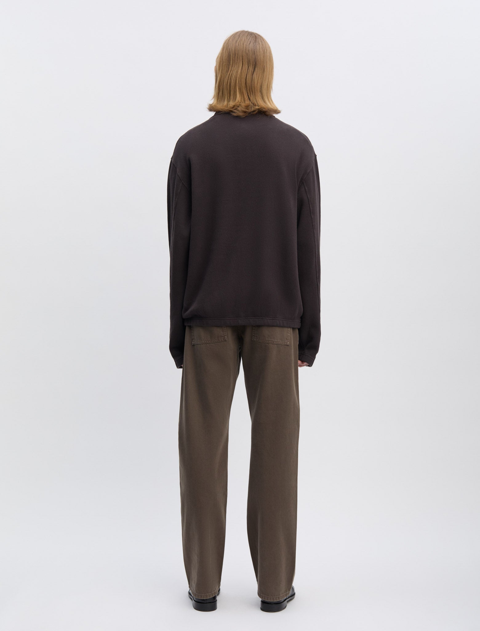 Deuxieme Classe  loose sleeve プルオーバー Lululemon French Terry Oversized Long Sleeve Crew - Soft Denim