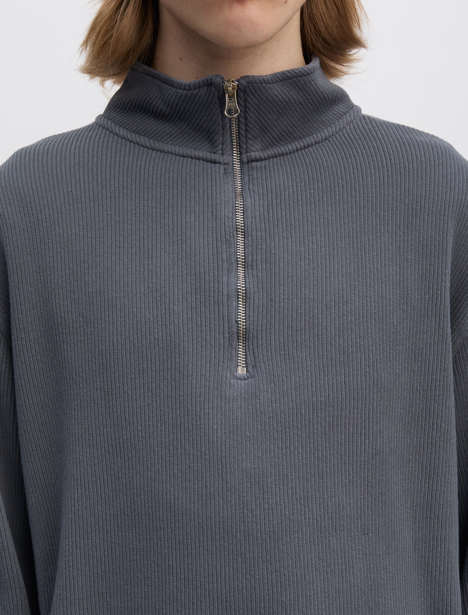 【新品未使用】ANOTHER ASPECT 26SS sweater Spyder S16561 1/2-Zip Pullover with Custom Embroidery