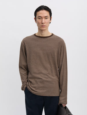 ANOTHER T-Shirt 3.0 JPN, Brown Stripe - ANOTHER ASPECT