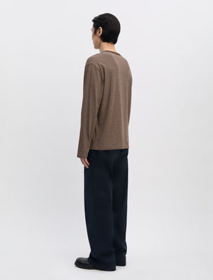 ANOTHER T-Shirt 3.0 JPN, Brown Stripe - ANOTHER ASPECT