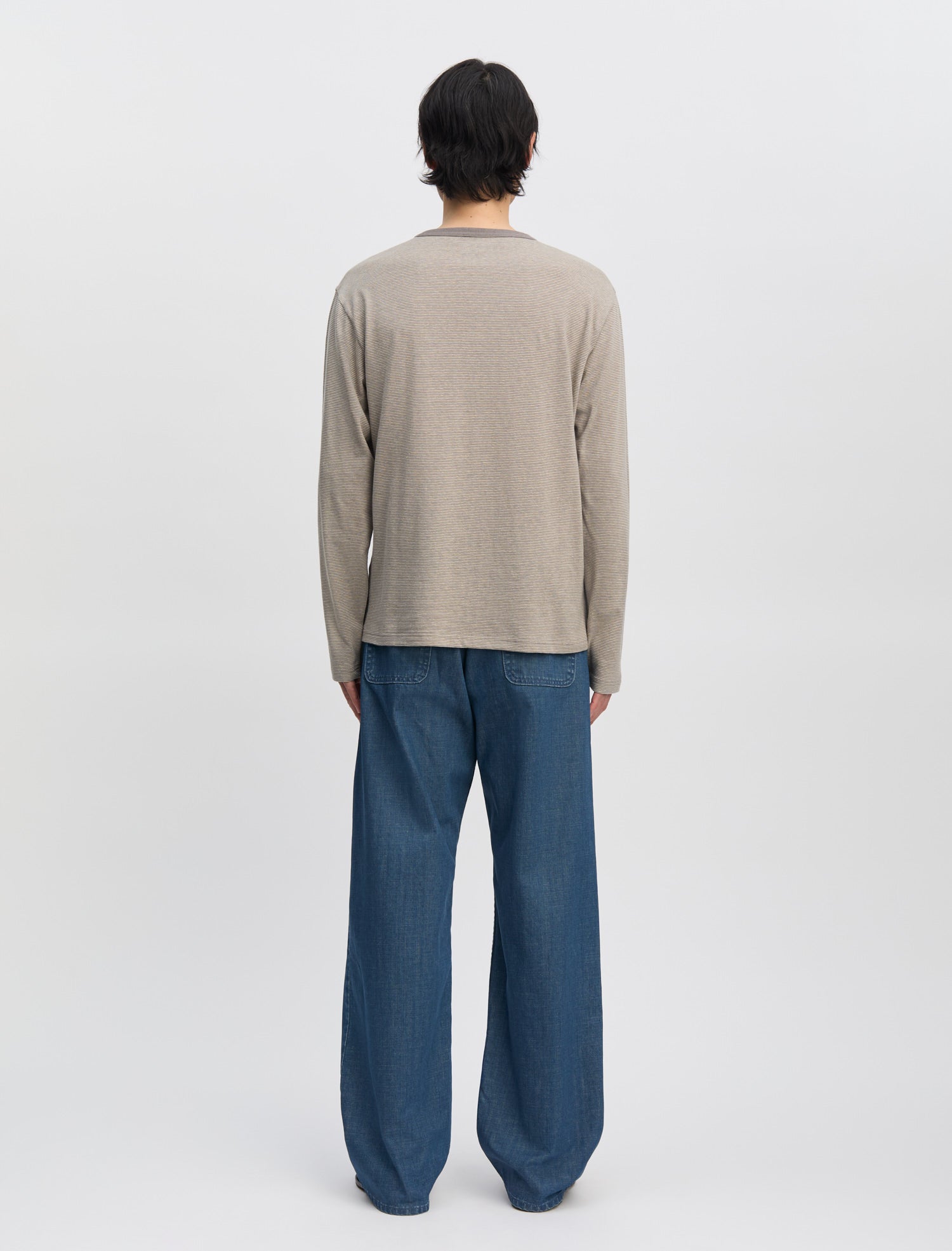 ANOTHER T-Shirt 3.0 JPN, Grey Stripe - ANOTHER ASPECT