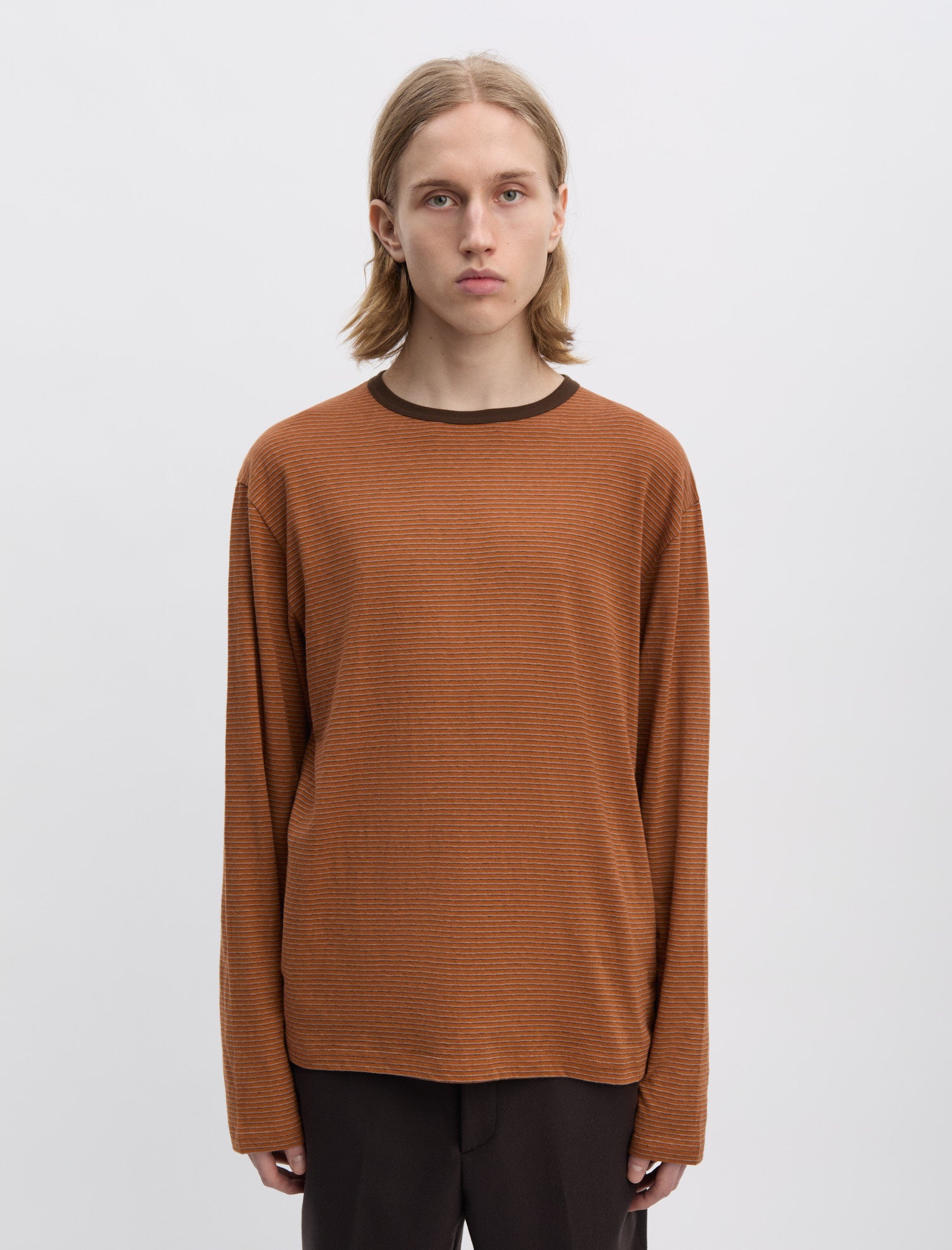 ANOTHER T-Shirt 3.0 JPN, Rust Stripe - ANOTHER ASPECT