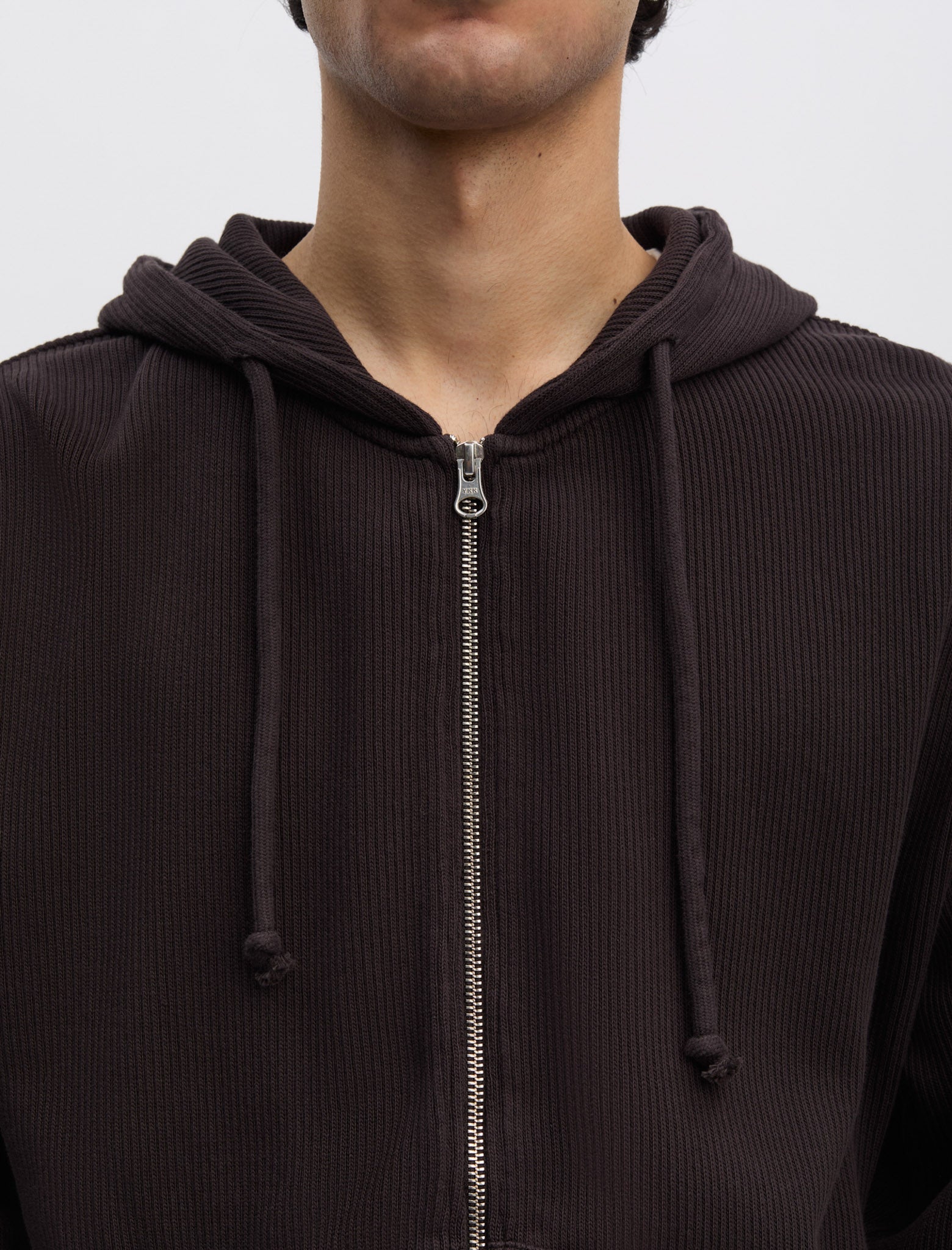 ANOTHER Zip Hoodie 1.0, Dark Brown - ANOTHER ASPECT